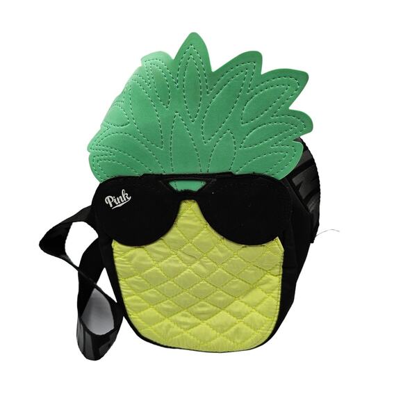 Victorias Secret PINK Pineapple Cooler Tote Summer Beach Lunchbox Bag - Picture 1 of 5